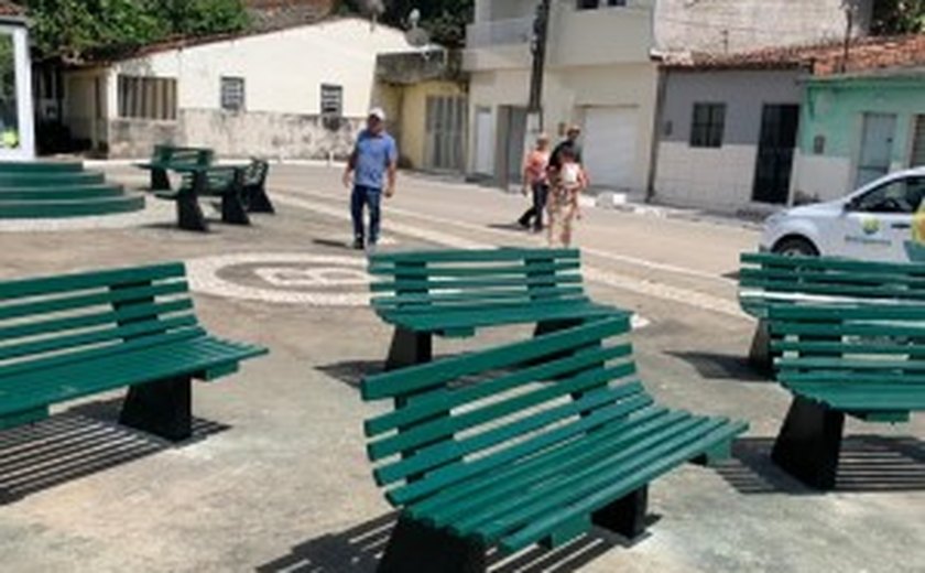 Prefeitura de Branquinha conclui reforma e revitalização da Praça Padre Cícero