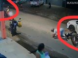 Ciclista morre atropelada em Arapiraca após sequência de colisões registrada por câmeras