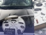 Operação policial prende dois suspeitos por posse ilegal de armas em União dos Palmares